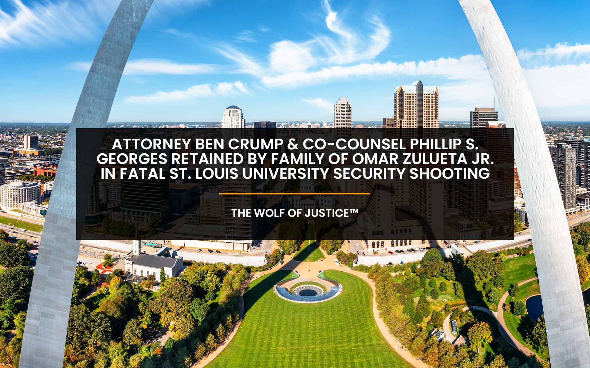 Attorney Ben Crump & Co-Counsel Phillip S. Georges Retained by Family of Omar Zulueta Jr. in Fatal St. Louis University Security Shooting
